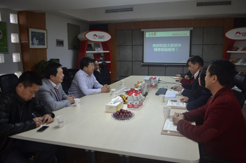 大族冠華劉學(xué)智到訪我要印 探尋印刷電商新模式