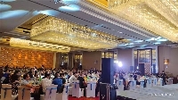 7月9號不干膠大會及行業(yè)頒獎(jiǎng)晚宴現(xiàn)場